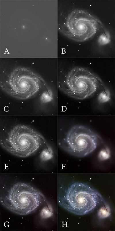 M51 Processing Steps